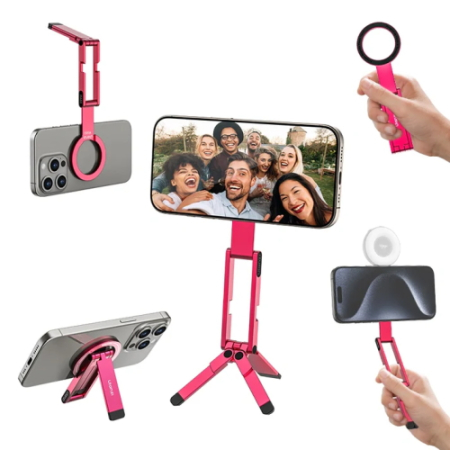 Ulanzi MA60 Red (S038) - uchwyt, mini statyw do smartfona, czerwony
